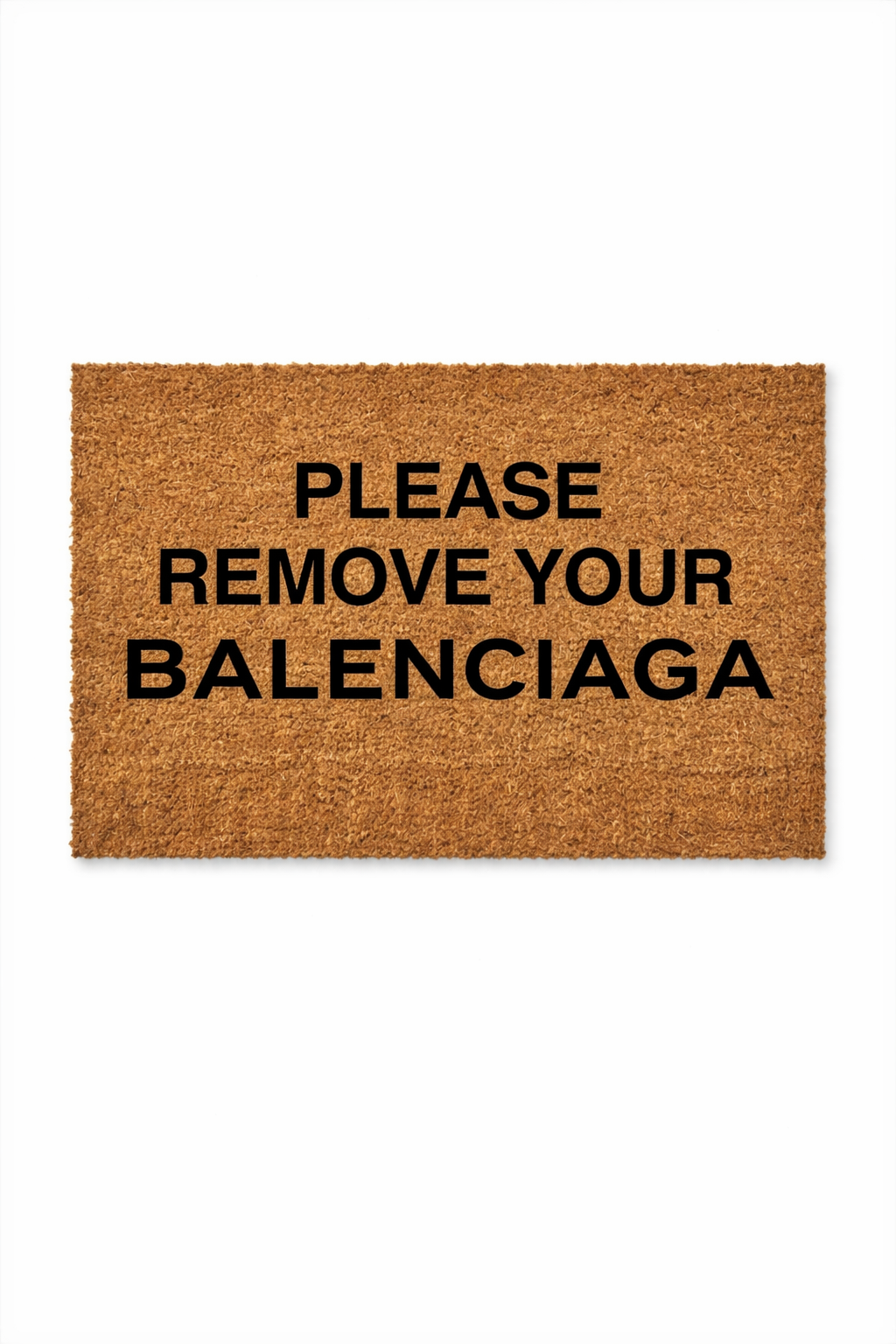 КОВРИК PLEASE REMOVE YOUR  BALENCIAGA