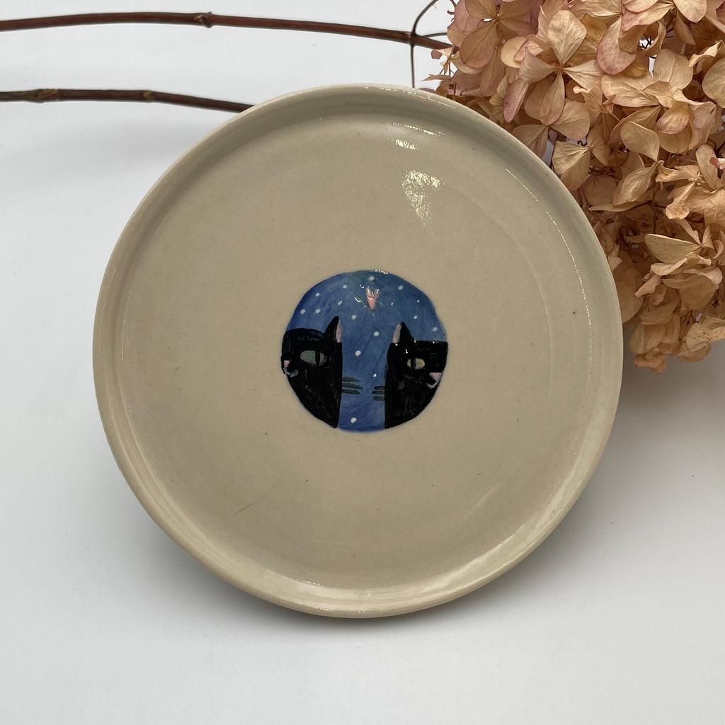 Тарелка с котиками