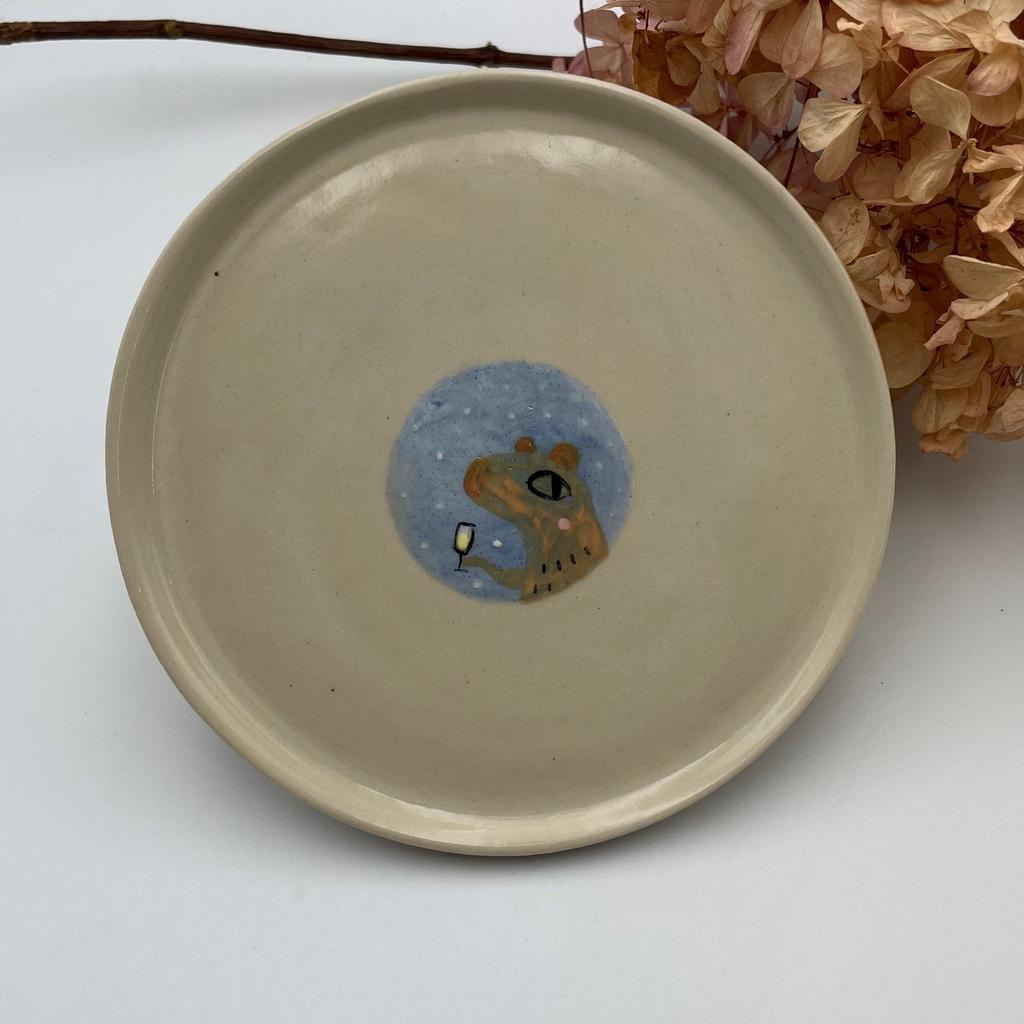 Тарелка с капибарой