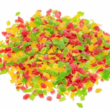 Цукаты из арбузов (цветные) фракция 3-5