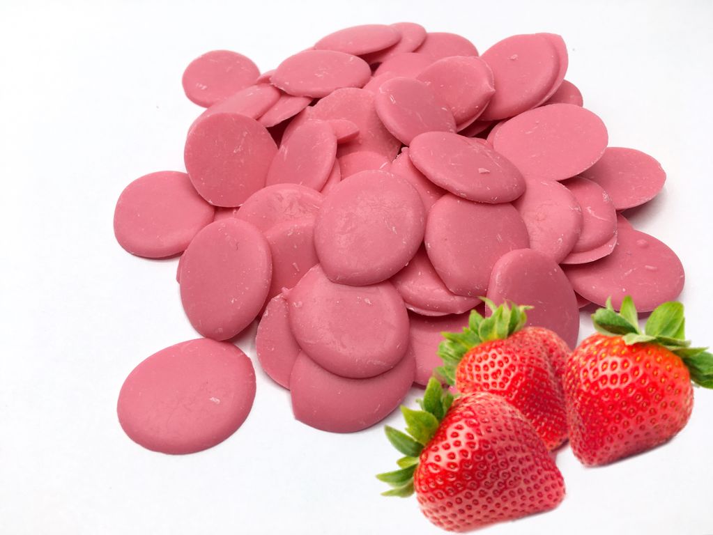 Глазурь кондитерская "Шокомилк"  Клубники со сливками