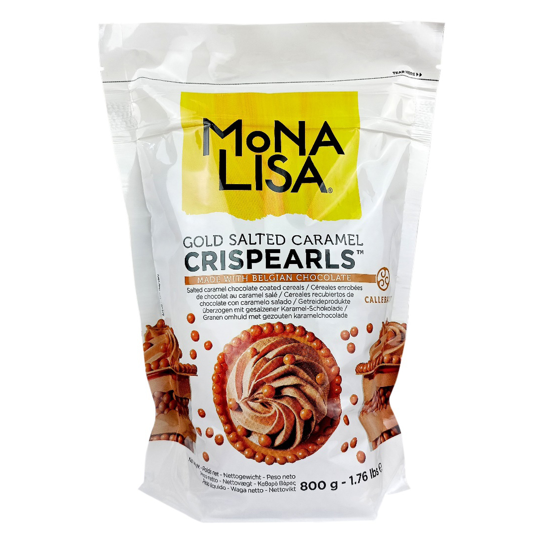 Мона Лиза шоколадные жемчужины с соленой карамелью