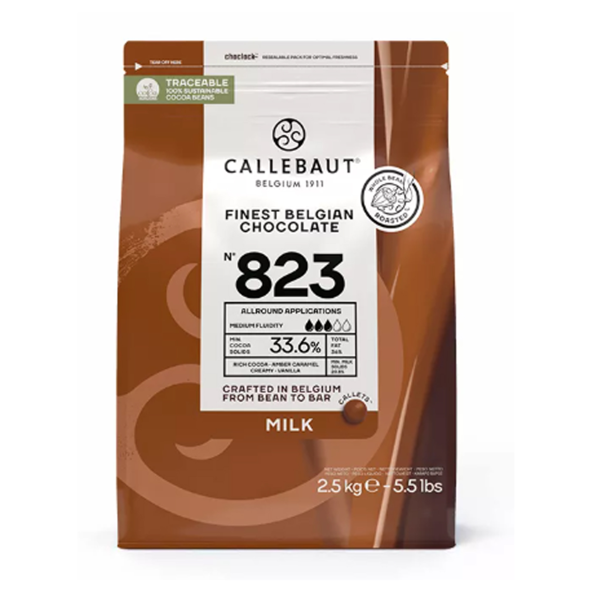 Шоколад молочный Callebaut Select 33,6%