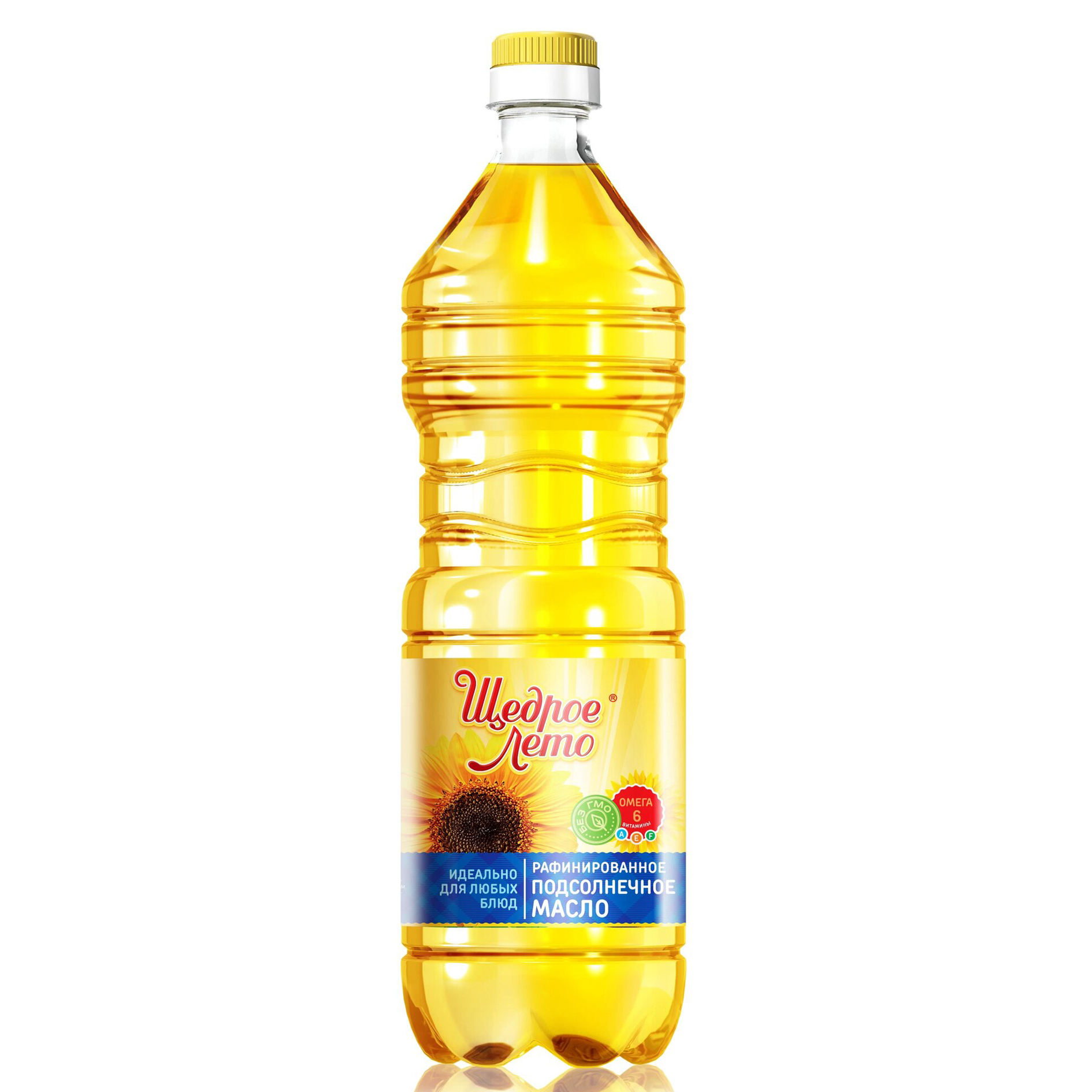 Масло подсолнечное рафинированное "Щедрое лето" 0,9л.