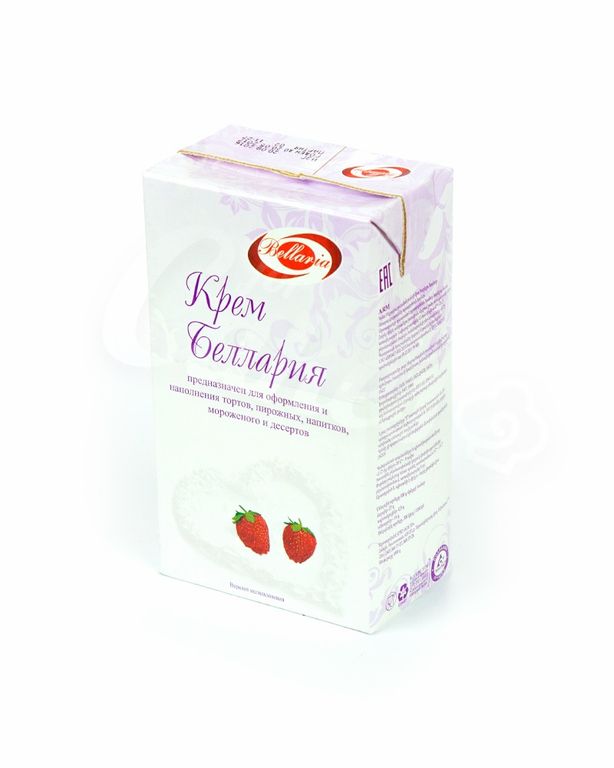 Растительные сливки Беллария 27% 1л.