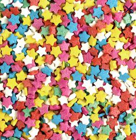 Посыпка Звезды разноцветные  МИКС