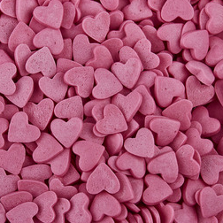 Посыпка Сердечки розовые