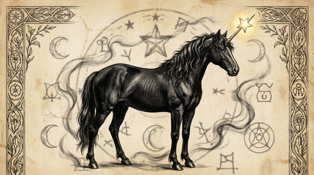 Свеча «Темная лошадка»