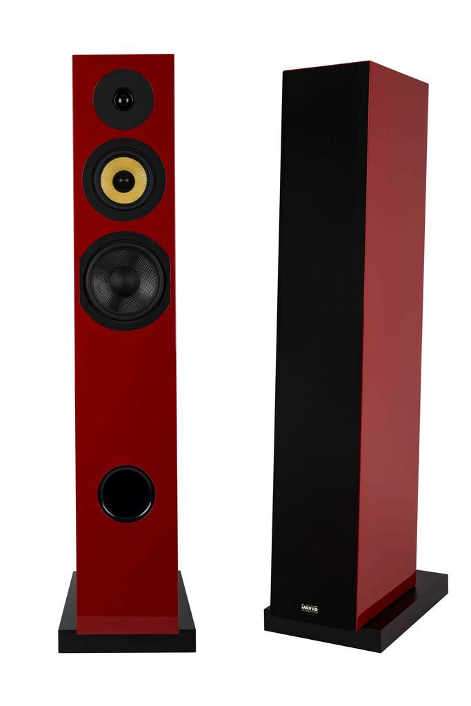 Напольная акустика Davis Acoustics Courbet 7 Red Gloss