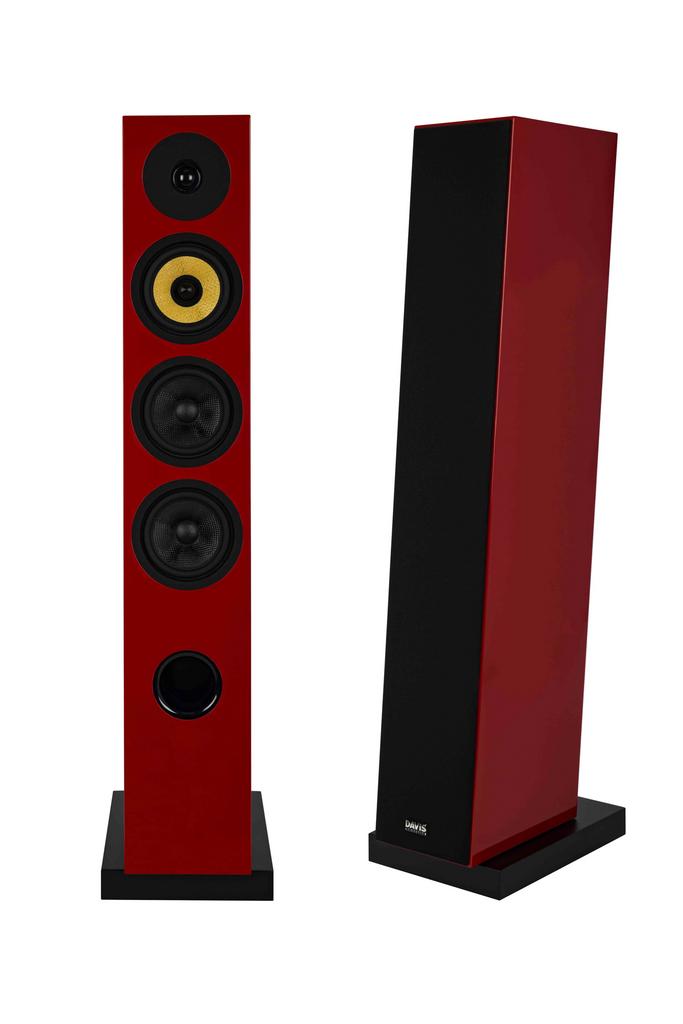 Напольная акустика Davis Acoustics Courbet 5 Red Gloss