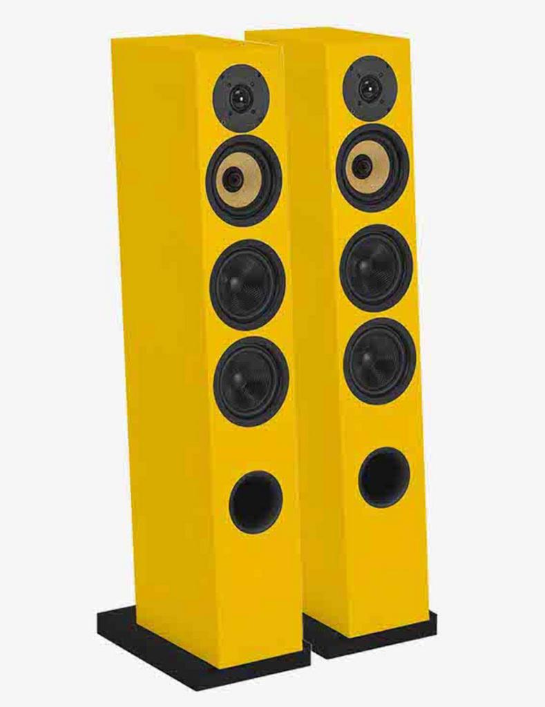 Напольная акустика Davis Acoustics Courbet 5 Yellow Gloss