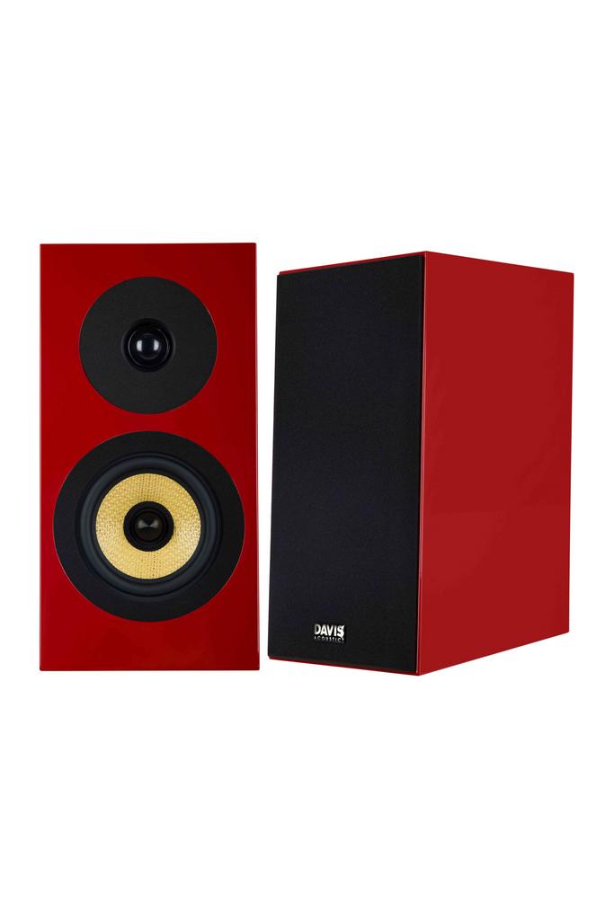 Полочная акустика Davis Acoustics Courbet 3 Red Gloss