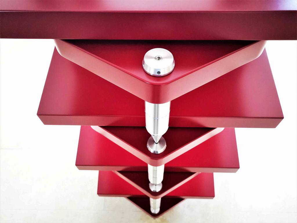 Полка для стойки Pillartech Audio Zeus PRO 19 Boreaux red