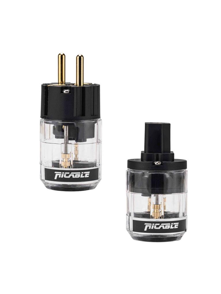 Комплект разъемов Ricable Custom Power USP Hi-Fi Schuko + IEC Power Connector Kit