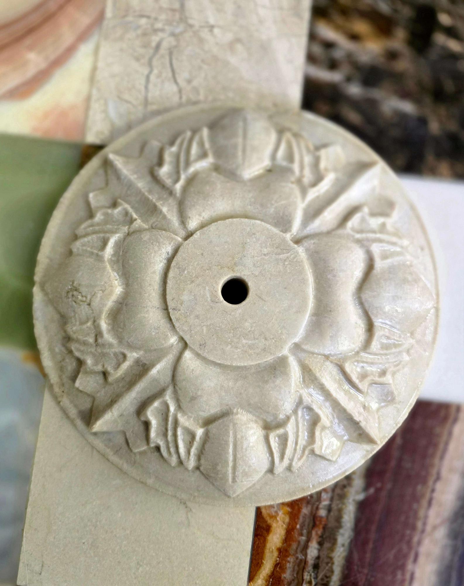 Основание под лампу из мрамора (О-02)