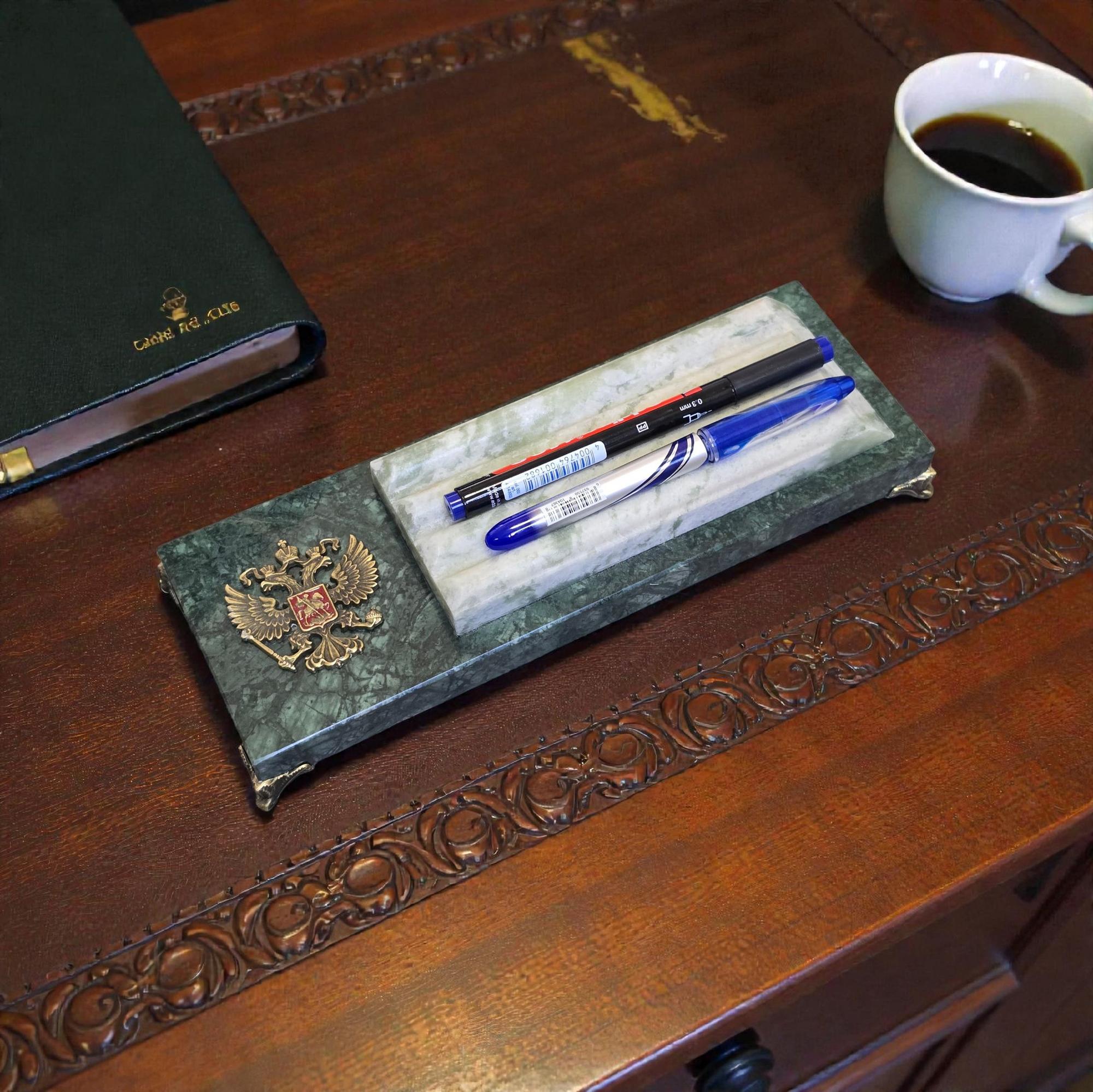 Подставка для ручек из мрамора (К-03)