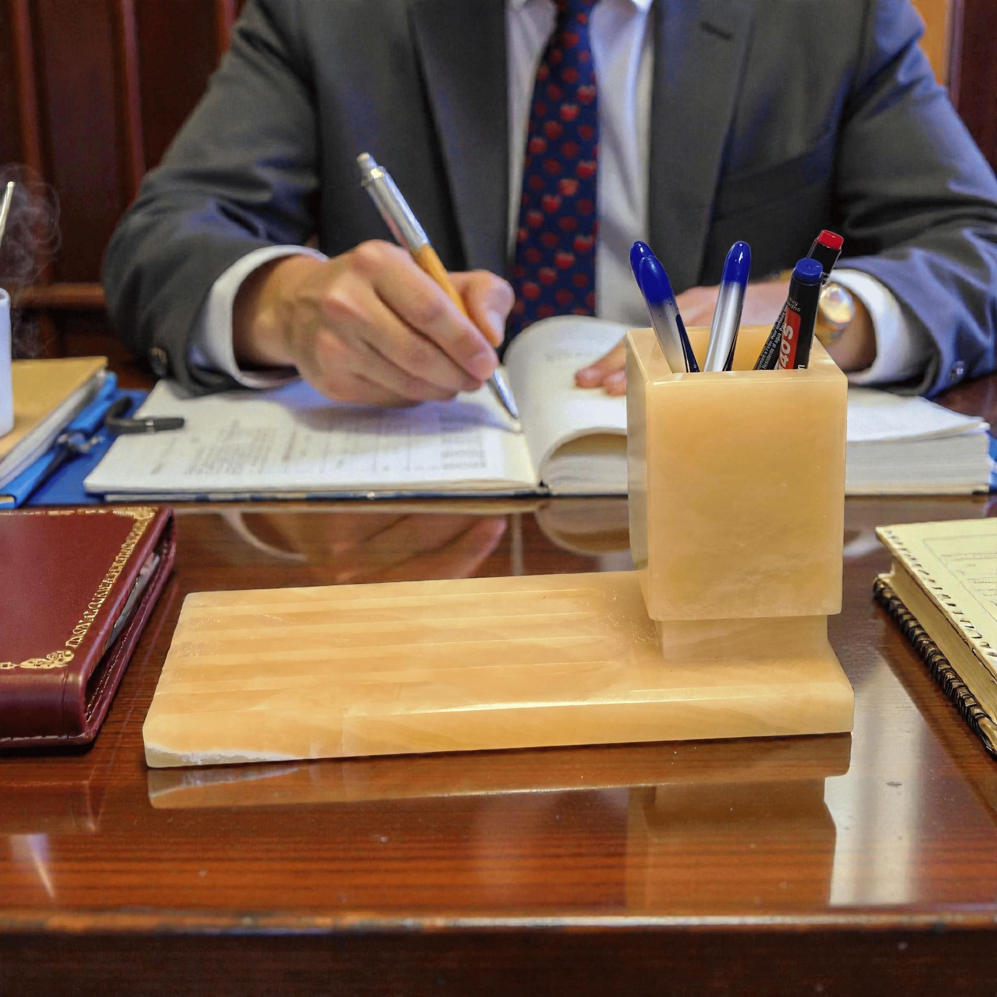 Карандашница из оникса (К-05)