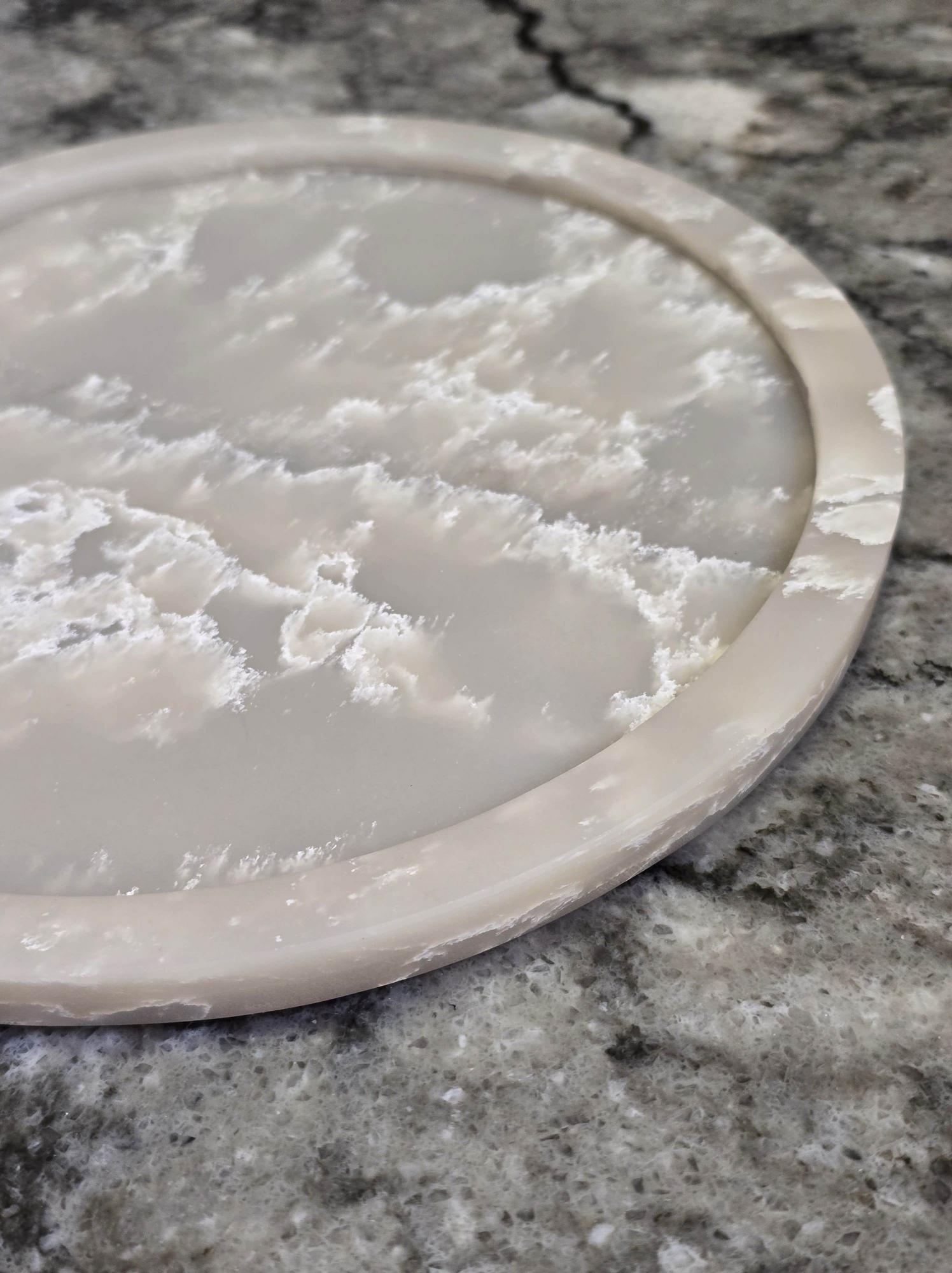 Декоративный поднос / подставка из кварца (СД-15)