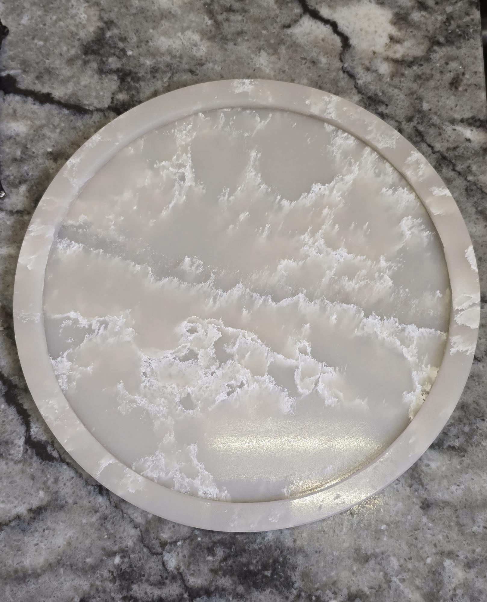 Декоративный поднос / подставка из кварца (СД-15)