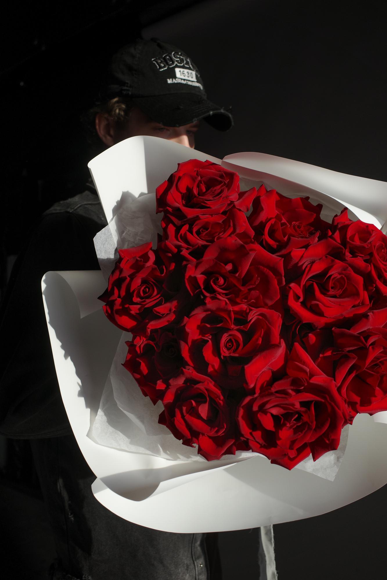 Монобукет французских роз