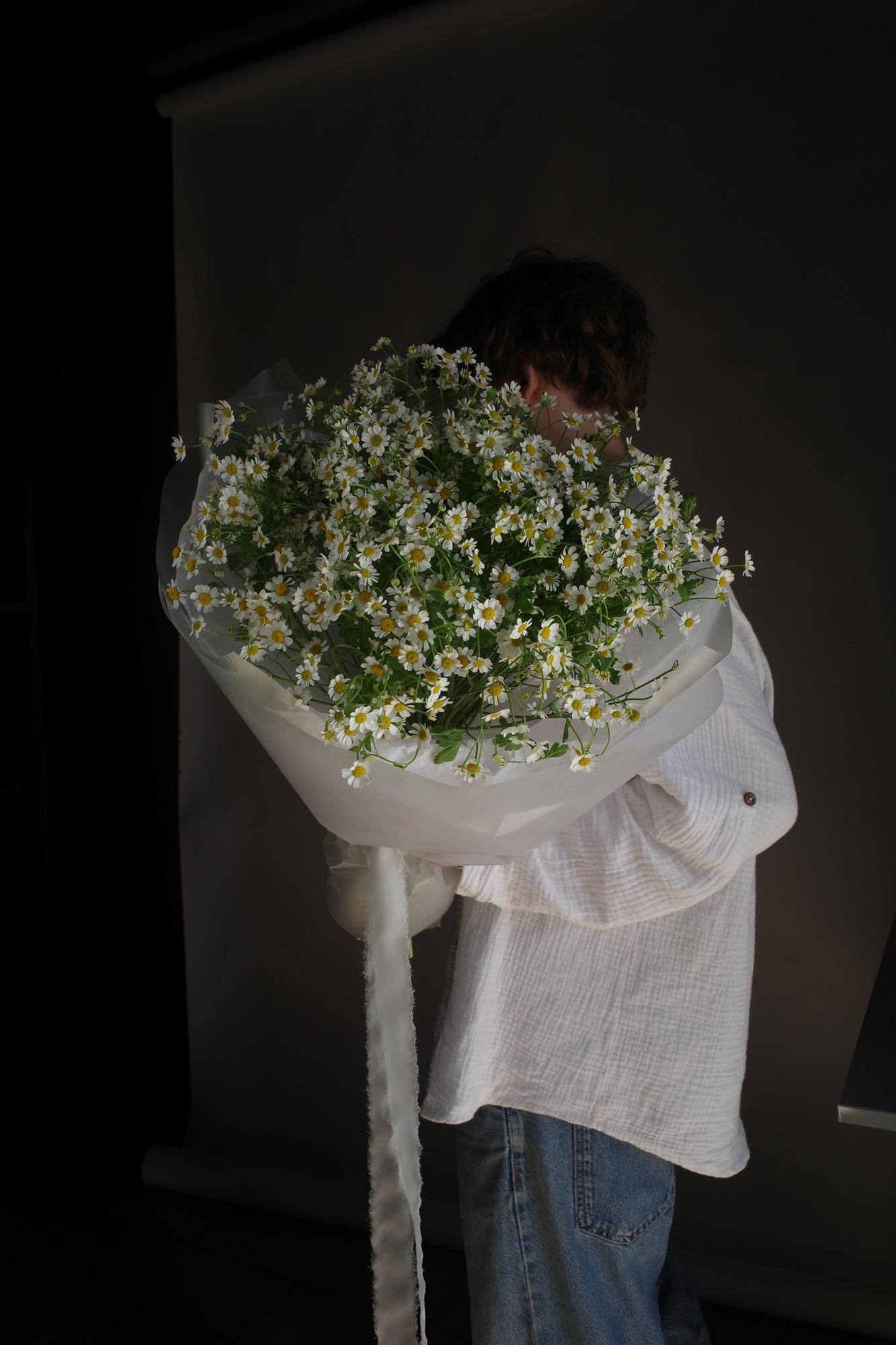 Монобукет танацетума