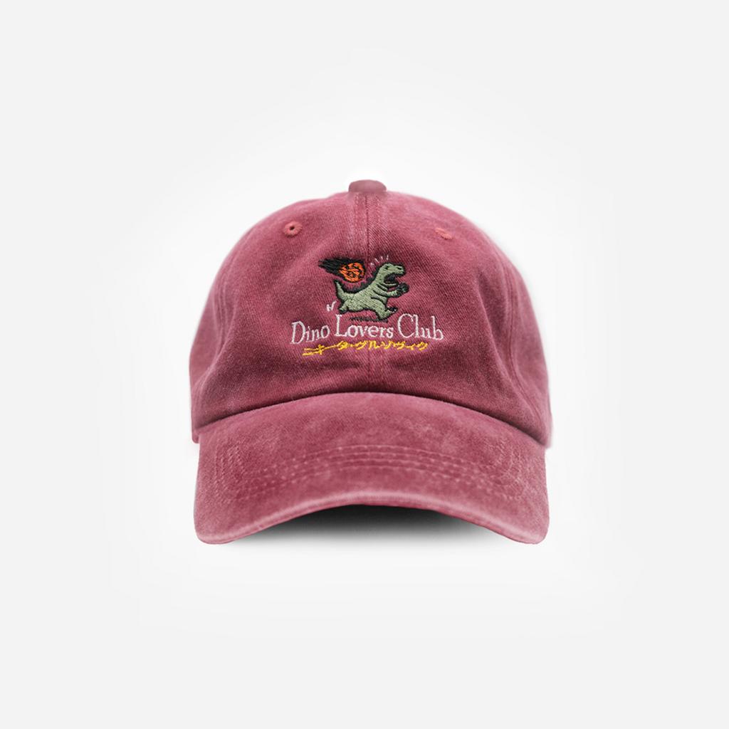 КЕПКА DINO LOVERS CLUB WASHED BURGUNDY EXTRA