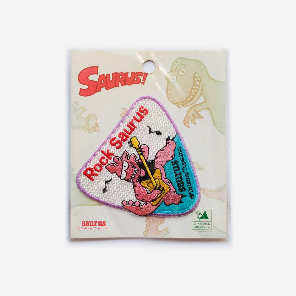 ВИНТАЖНАЯ НАШИВКА ROCK SAURUS 80-Х ГОДОВ
