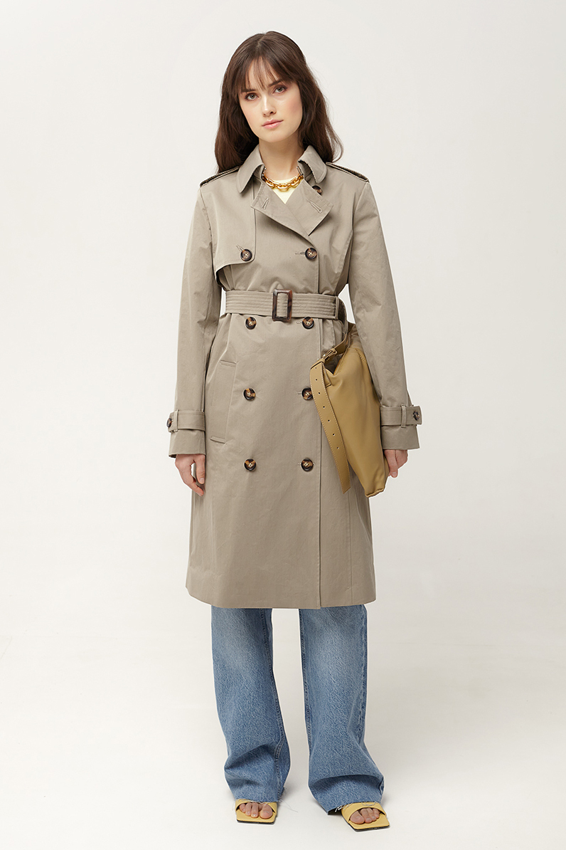 Тренч BARBARA Storm Grey