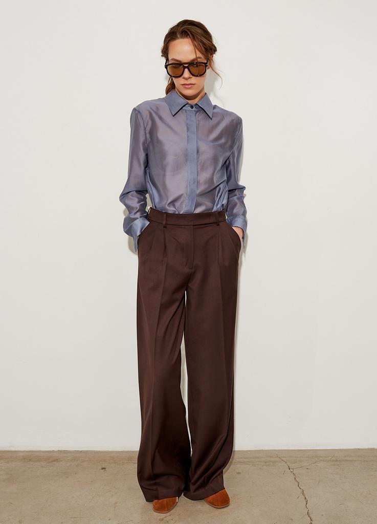 Брюки костюмные средней посадки