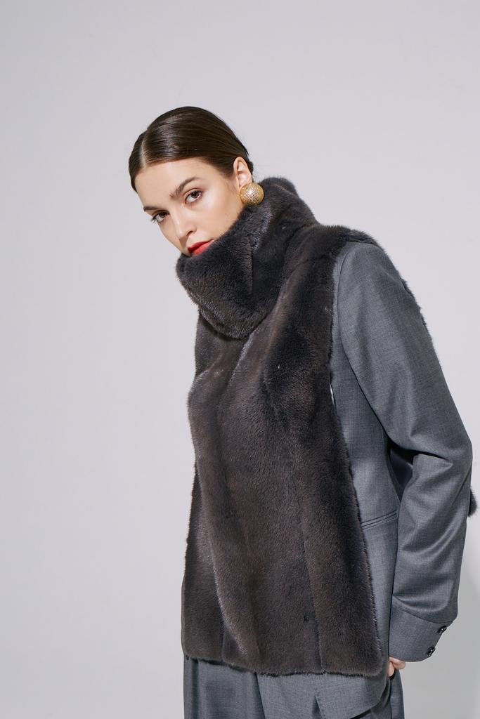 Воротник - манишка из норки