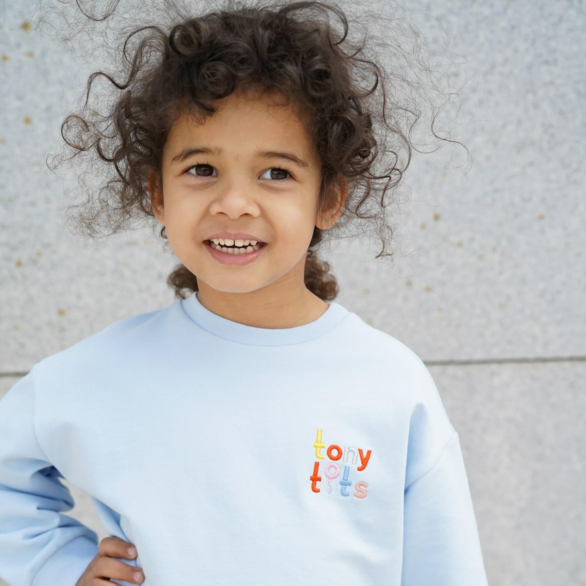 Костюм из тонкого футера Blue Matcha/Голубая матча