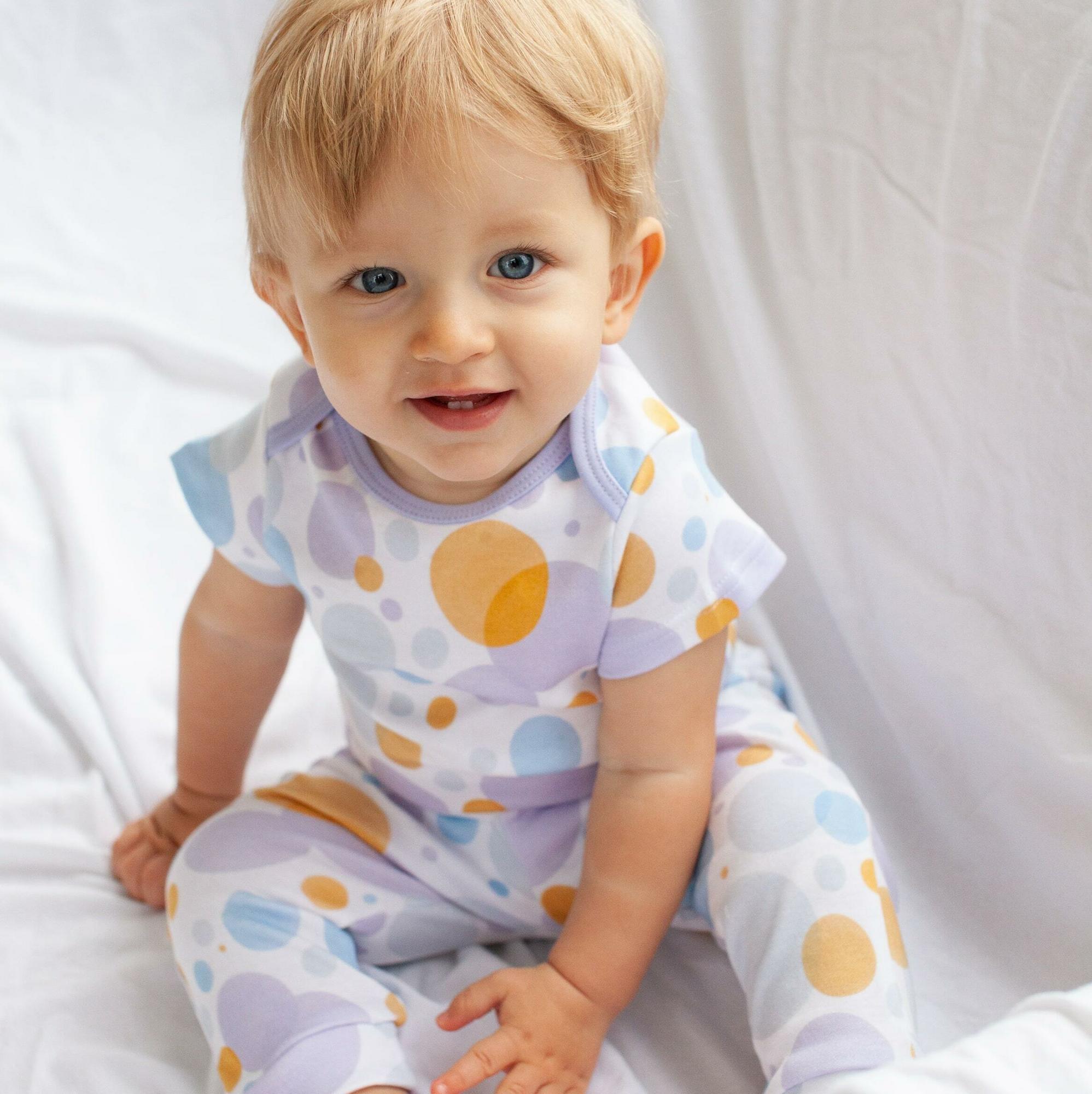 Боди с коротким рукавом Magic Bubbles/Волшебные пузырьки