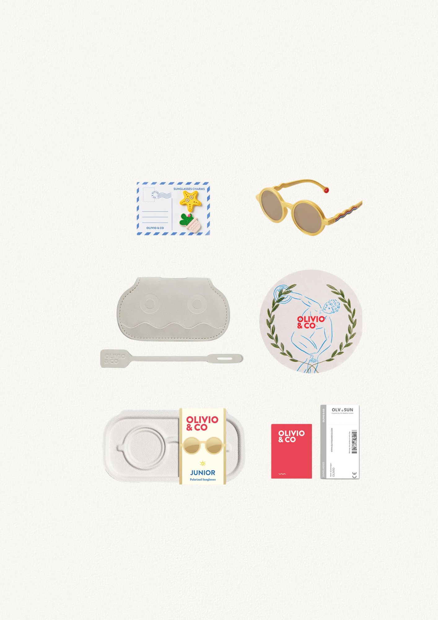 Солнцезащитные очки OLIVIO&CO -Olympia-Medallion Gold  5-12 лет