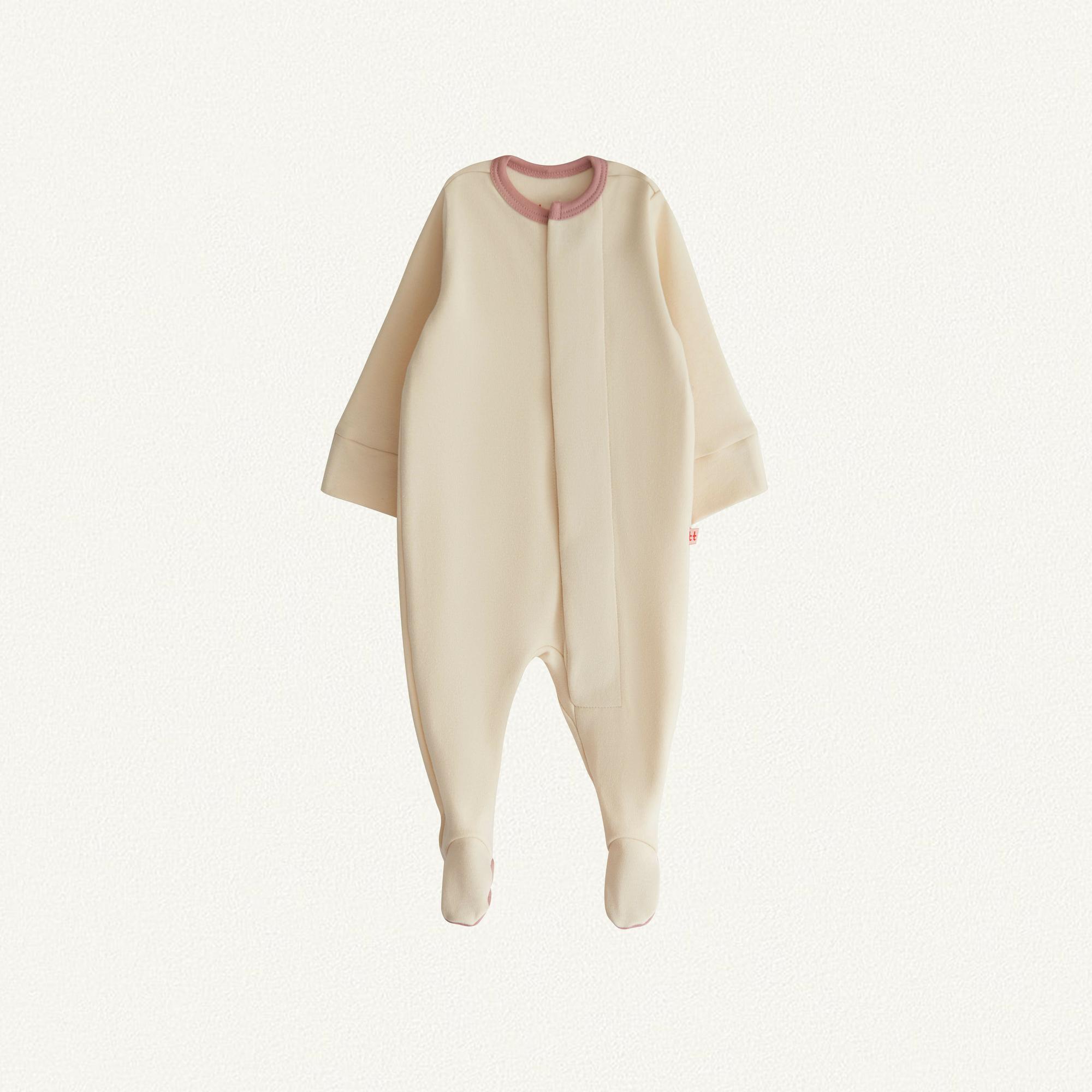 Слип-комбинезон Sugar Pink/Бежевый с розовым