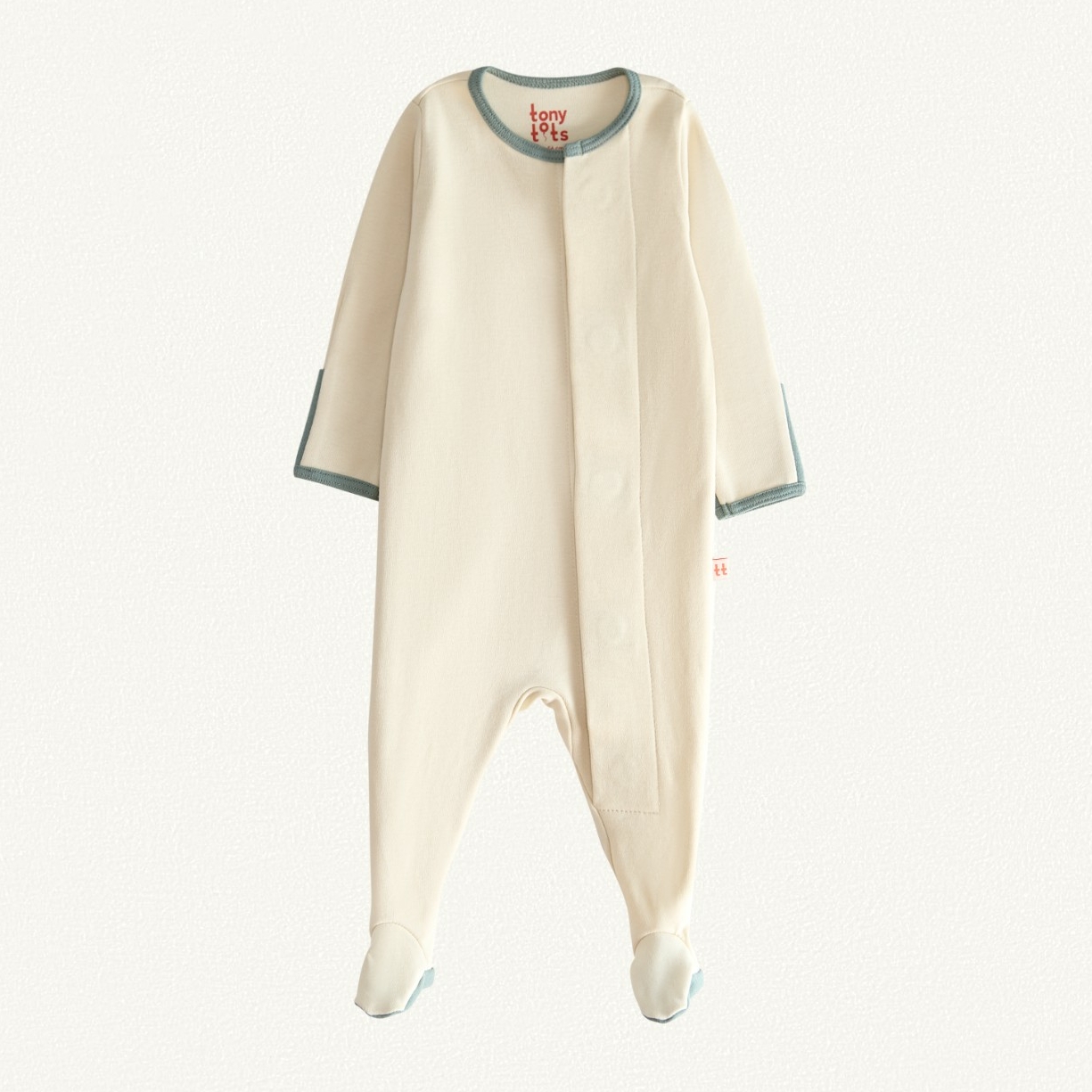 Слип-комбинезон Sugar Green/Бежевый с зеленым