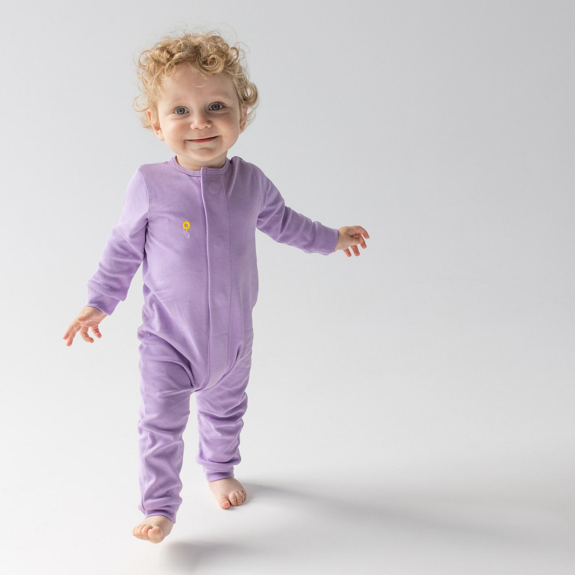 Слип-комбинезон с манжетами Grape Jelly/Виноградный Джем