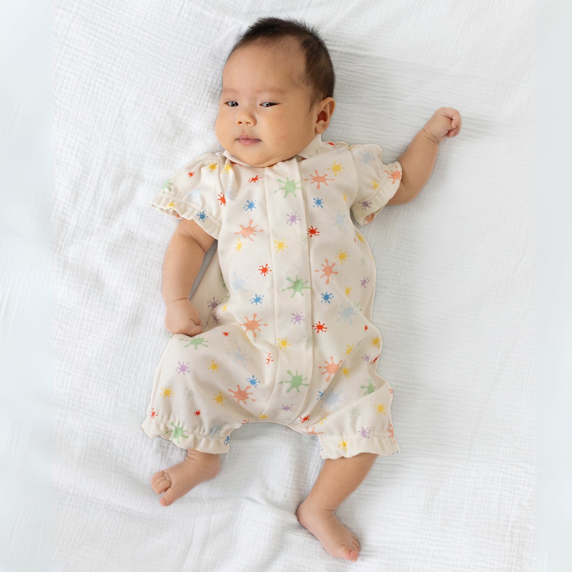 Ромпер-песочник с круглым воротником Splash Party/Весёлые брызги