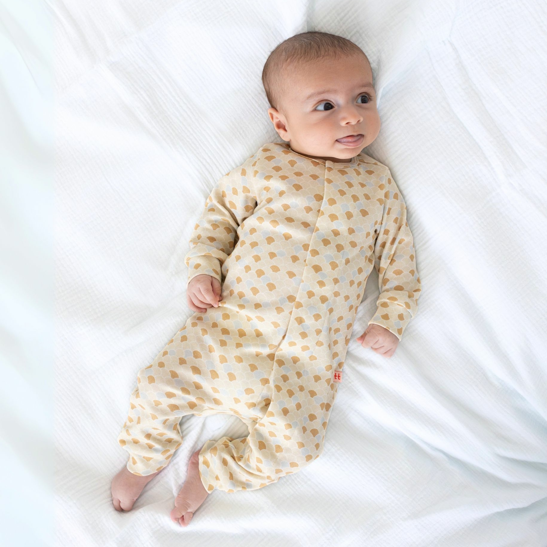 Слип-комбинезон с манжетами Sea Shells/Морские Ракушки