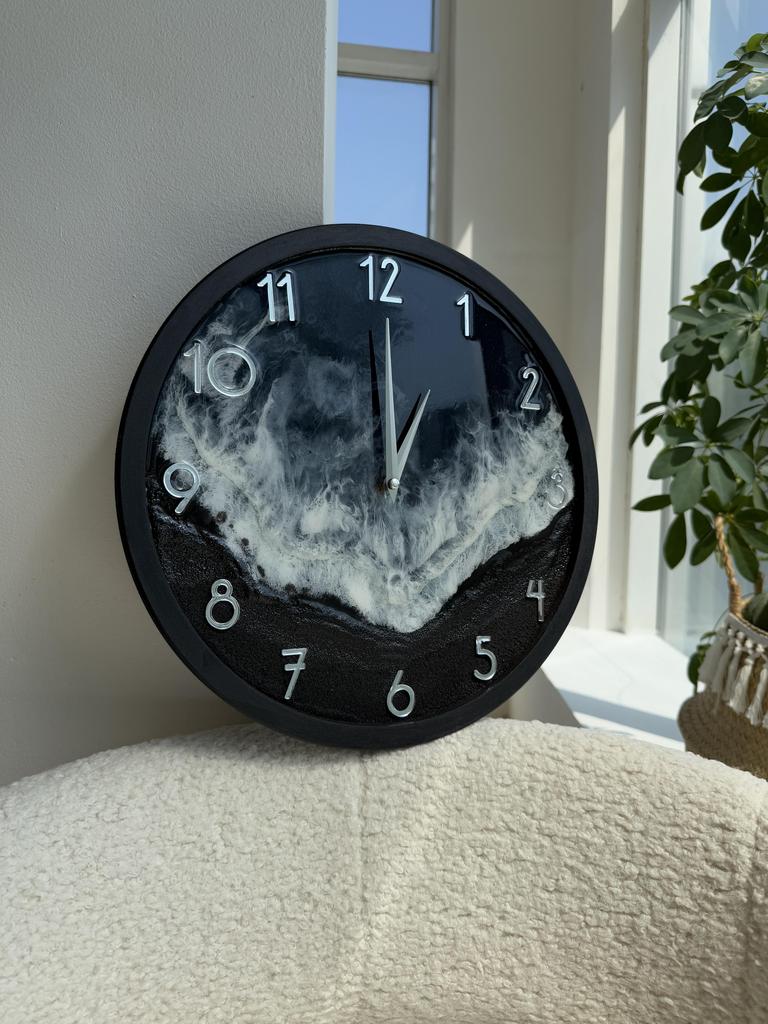 Часы "Blue ocean"  в раме 35 см