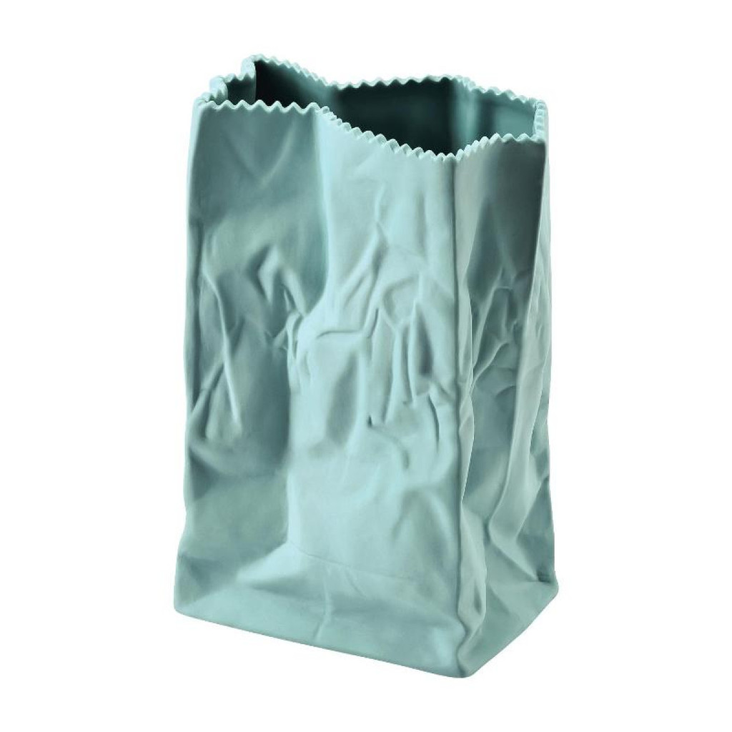 Rosenthal. Ваза мятый пакет, цвет: мятный 18 см