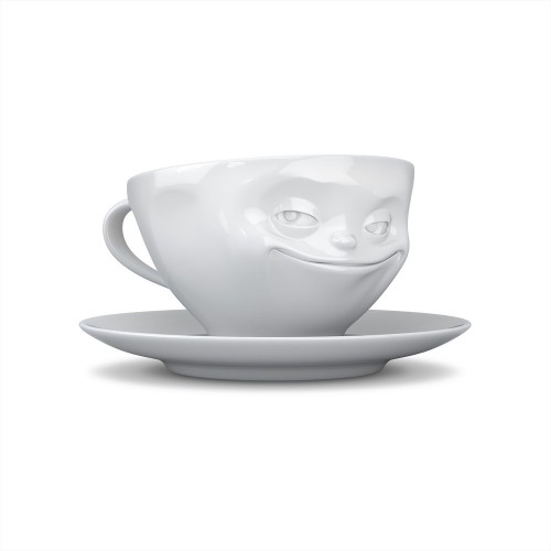 Tassen. Чайная пара с чашкой 0,2 л. Хитрая улыбка