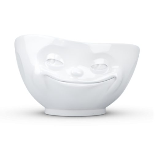 Tassen. Пиала 'Хитрая улыбка', цвет: белый 500 мл