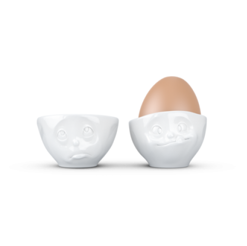 Tassen. Подставки для яиц 'Каприз' и 'Лакомство', набор 2 предмета, цвет: белый