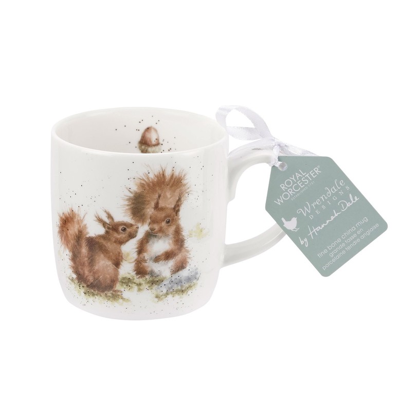 Royal Worcester Wrendale. 090 Кружка 'Between Friends Squirrel' 310 мл