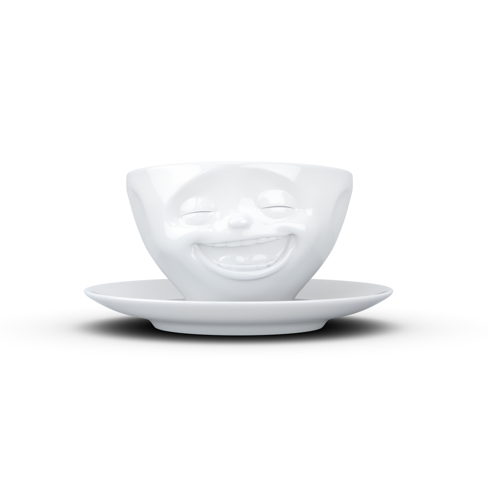 Tassen. Чайная пара с чашкой 0,2 л. "Смех"