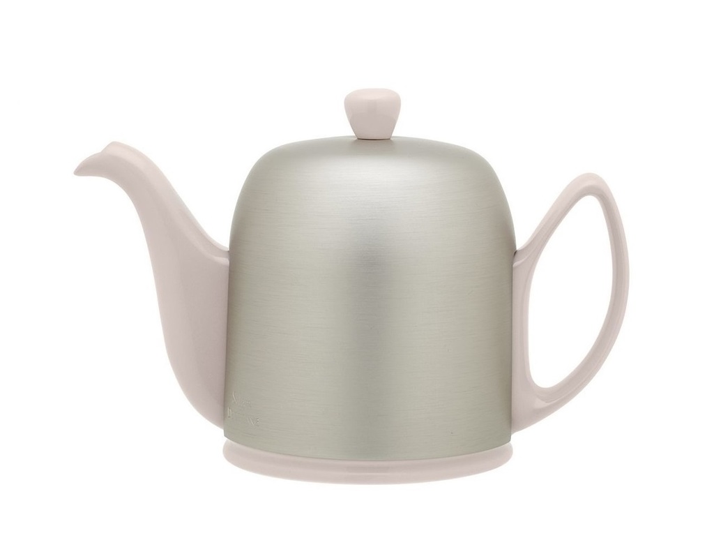 Degrenne Salam Pink. Чайник заварочный на 6 чашек с крышкой цинкового цвета 900 мл