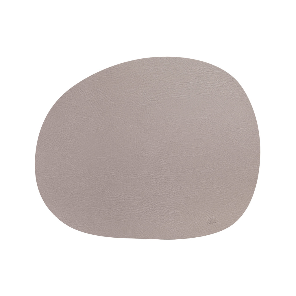 Aida. Салфетка из необработанной переработанной кожи, цвет: пыльная роза (dusty rose buffalo), 41x33,5 см