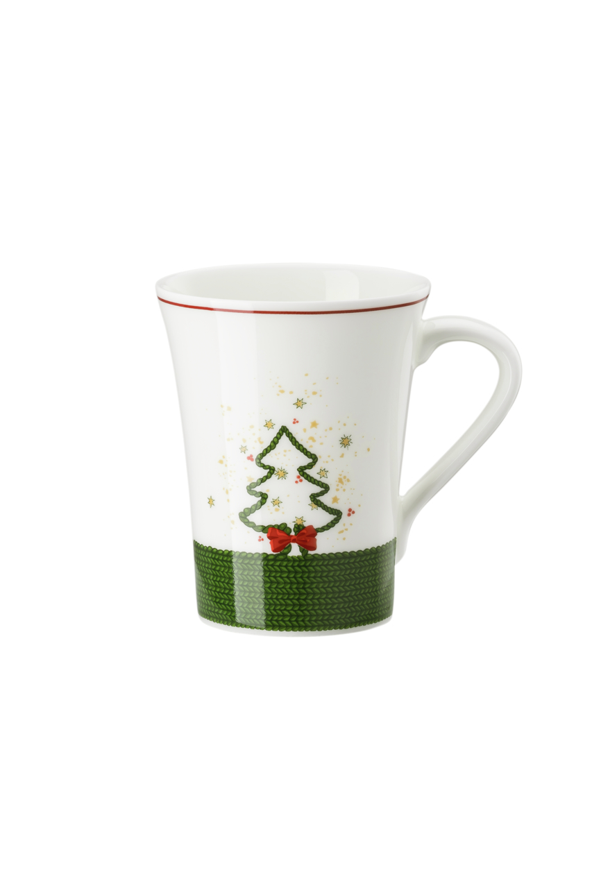 Hutschenreuther Christmas time dishes. Кружка с ручкой 'Елка' 400 мл
