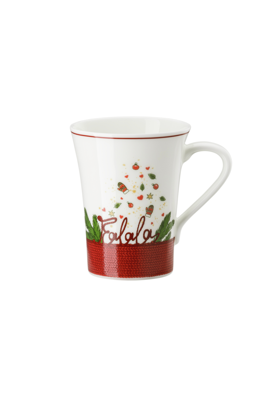 Hutschenreuther Christmas time dishes. Кружка с ручкой 'Falala' 400 мл