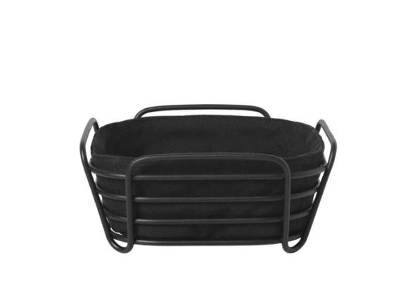 Blomus Delara. Корзина для хлеба 21х21 см, цвет: черная